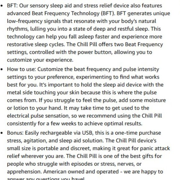 The Chill Pill Sleep Aid Device - New in box - Picture 16 of 16